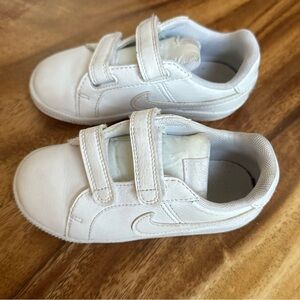Nike Kids Velcro White Sneakers